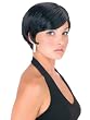 Pixie Space Girl Black Wig Mod Costume Wig