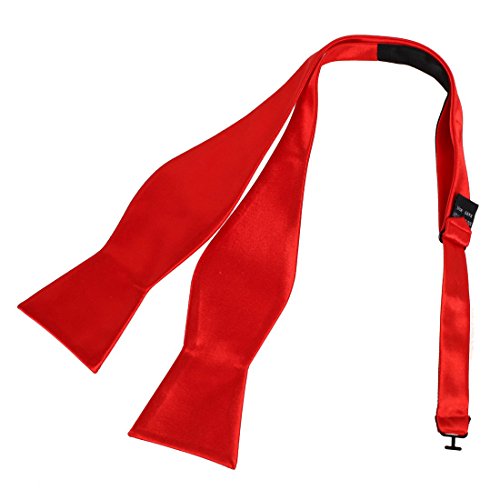 DBA7E01 Multicolored Plain Mens Self-tied Microfiber Boyfriend Bowtie By Dan Smith