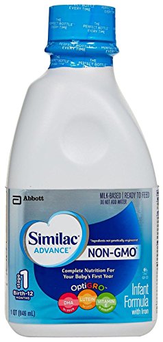 Similac Advance Non-GMO Baby Formula - Ready to Feed - 32 oz - 6 pk