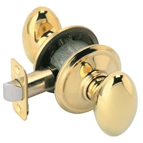 Schlage F10VSIE605 Sienna Passage Knob, Bright Brass by Schlage