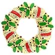 Gold plated Brooch with CZ - Christmas Gold plated Brooch with CZ - Christmas
