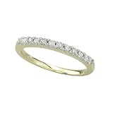 14K Yellow Gold 1/4 ct. Prong Set Diamond Ring