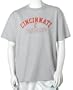 Cincinnati Athletic Oxford Short-Sleeve T-Shirt (Medium, Athletic Oxford)