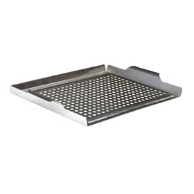 Grillfinity 410112 Stainless Steel Flat Grill Topper, 11 x 14-Inches by 
