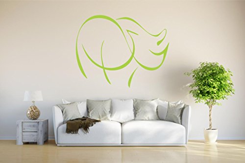 Imagen principal de Etiqueta de la pared d273 rinoceronte africano hermoso Tribal 120x93 cm