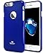 GOOSPERY Pearl Jelly for Apple iPhone 7 Plus Case (2016) Slim Thin Rubber Case (Navy Blue)