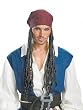 Jack Sparrow Headband with Hair - Adult - Adult Std.
