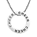 Cheer Message Ring Necklace