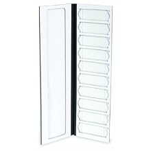 Heathrow Scientific HD9940 Cardboard Slide Tray, 10 Place, 103mm Length x 341mm Width x 9mm Height (Pack of 72)