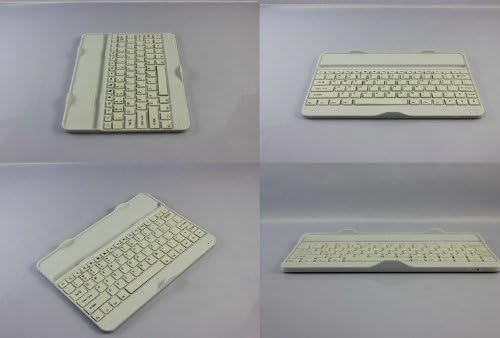 Epartsdom(TM)White Aluminum Wireless Bluetooth Keyboard For Samsung GALAXY Note 10.1 2014