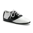 Womens ORIGINAL Costume Saddle Shoes - Black and White