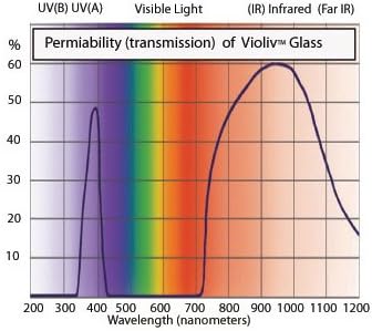 VioLiv 5ml Wide SeedSaver Storage Jar, Violet Glassware