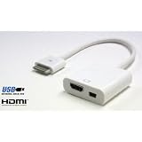 Binair Systems - Adaptateur Hdmi pour iPad / iPhone / iPod avec fonction chargeur. Regardez vos vid�os en haute d�finition sur un �cran HD. Flux audio et vid�o vers HDMI. Port HDMI + micro USB. Plug and Play. C�ble flexible.par Binair Systems