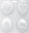 Soapsations 8 Inch x9 Inch Soap Mold - Cameo