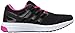 adidas Performance Women's Galaxy Elite W Women's Running Shoe,Black/Black/Shock Pink,8.5 M US