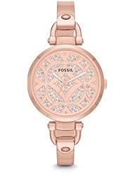 Fossil Georgia Three-Hand Bangle Watch - Rose Es3422