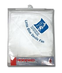 Duke Blue Devils Hooded Baby Towel (White)