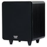 Acoustic Audio CS-PS65-B Front Firing Subwoofer (Black)