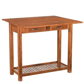 Expandable Dining Table with 2 Stools by Home Styles
