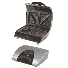 Kenwood SM435 2-Slice Sandwich Toaster, Silver