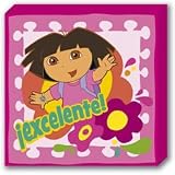 VCA036 Dora the Explorer, Excelente! 30cm x 30cm canvas print, ready to hang