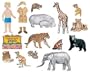 My Zoo Friends Feltboard Figure Set - Pre-Cut Figures