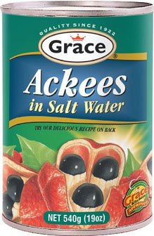 Grace Ackees in Salt Water 19oz, 540ml ONE Can.