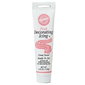 Pink Decorating Icing - 4.25 Ounces by Wilton