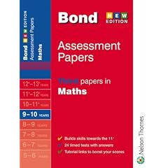 Bond Third Papers in Maths: 9-10 Years (Bond Assessment Papers): Third Papers in Maths 9-10 Years