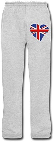 LQYG UK Flag Men's Active Pant Fashion Pants Ash 3X