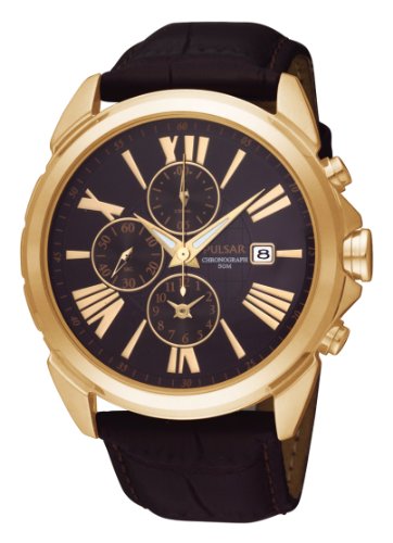 Pulsar Herren-Armbanduhr XL Havana Analog Leder PF8198X1 Preisvergleich
