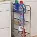 Whitney Design 5133 Rolling 3-Tier Laundry Storage Rack, Chromed Steel