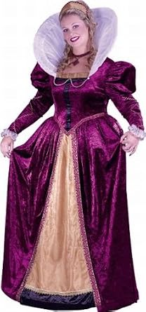 Plus Size Queen Elizabeth Costume