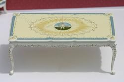 Dollhouse Miniature Handpainted Angel's Dining Room Table