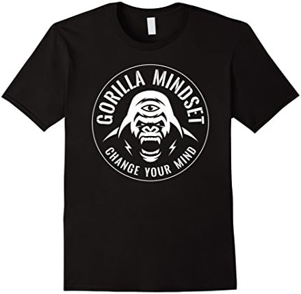Men's Gorilla Mindset T- Shirt / Gorilla Shirts Amazon Medium Black