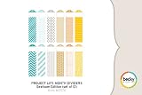Project Life Month Dividers - Seafoam Edition