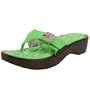 Dr. Scholl's Women's Shout 2 Thong,Neon Green,6 M US
