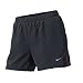 NIKE Damen Sportshort 4" MF Woven, black/white/reflective silv, M, 405235-010