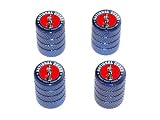 National Guard - Army Military - Tire Rim Wheel Valve Stem Caps - Blue