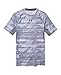 Under Armour Men's HeatGear Armour Printed Short Sleeve Compression Shirt, Steel (035)/Black, Small