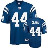 Dallas Clark Indianapolis Colts Blue Reebok Premier Jersey - L