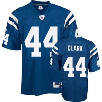 Dallas Clark Indianapolis Colts Blue Reebok Premier Jersey - L