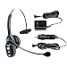 VXI BlueParrott Roadwarrior B250-XT Bluetooth Wireless Headset for Cell Phones/Computers with AC and Auto Chargers