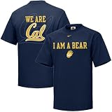 Nike Cal Golden Bears Navy Blue I Am We Are T-shirt
