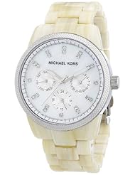 Michael Kors Ladies Horn Acrylic Mother Of Pearl Watch