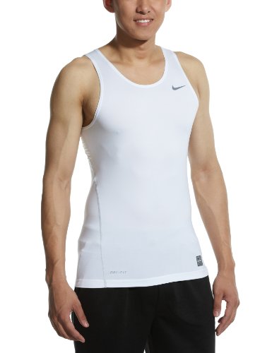 NIKE Herren Tank Funktionsshirt Core Compression, white/cool grey, L, 272434 Preisvergleich