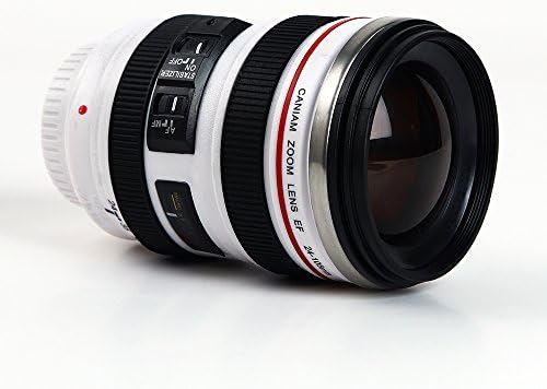 Beyondtek New Looks Like SLR Lens 24-105mm Travel Coffee Mug / Cup / Thermos Stainless Steel W/leak-proof Lid