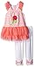 Nannette Girls' 2 Piece Flower Fashion Legging Set