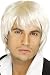 Smiffy's Men's Boy Band Wig, Blonde, One Size