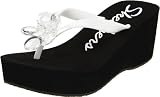 Skechers Womens Pinups Flower Wedge Sandal Sandals